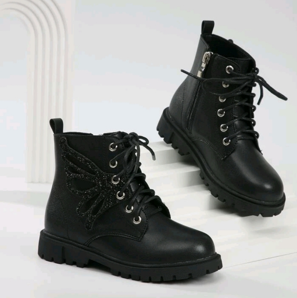 Butterfly combat boots